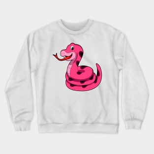 Snake Pink Crewneck Sweatshirt